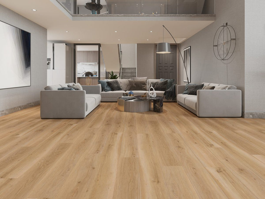 Indoor Delight Collection - Shoreline Decor LI-ID12 - Waterproof Luxury Vinyl Plank Flooring 9" x 48" x 6.5mm, 20mil (22.65 Sq Ft/Box)